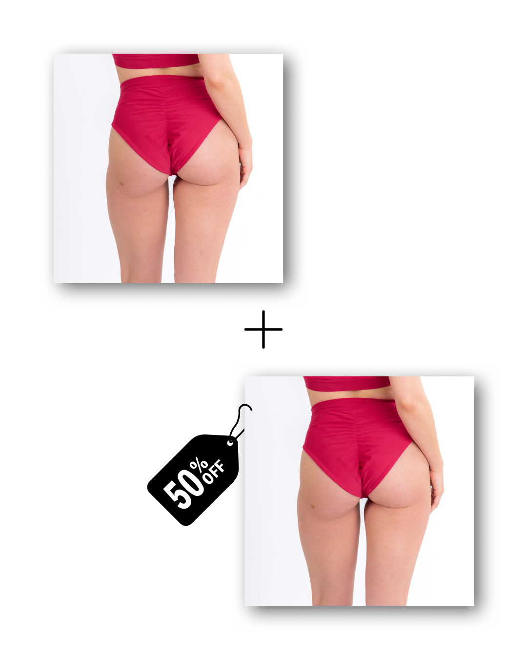 A-Line Shorts Bundle in dangerously pink