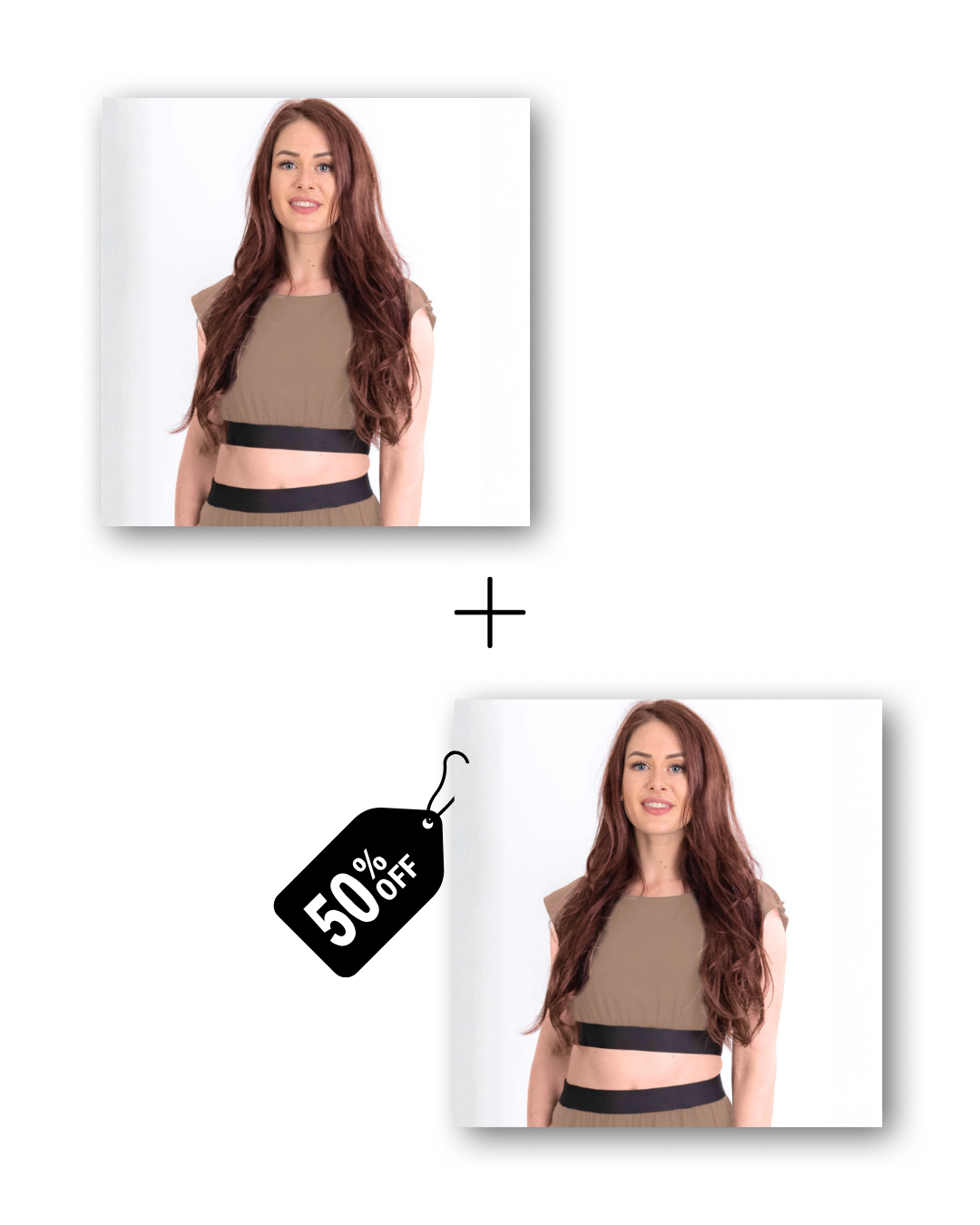 Pre-Workout & Flow Shirt Bundle in cloudy taupe