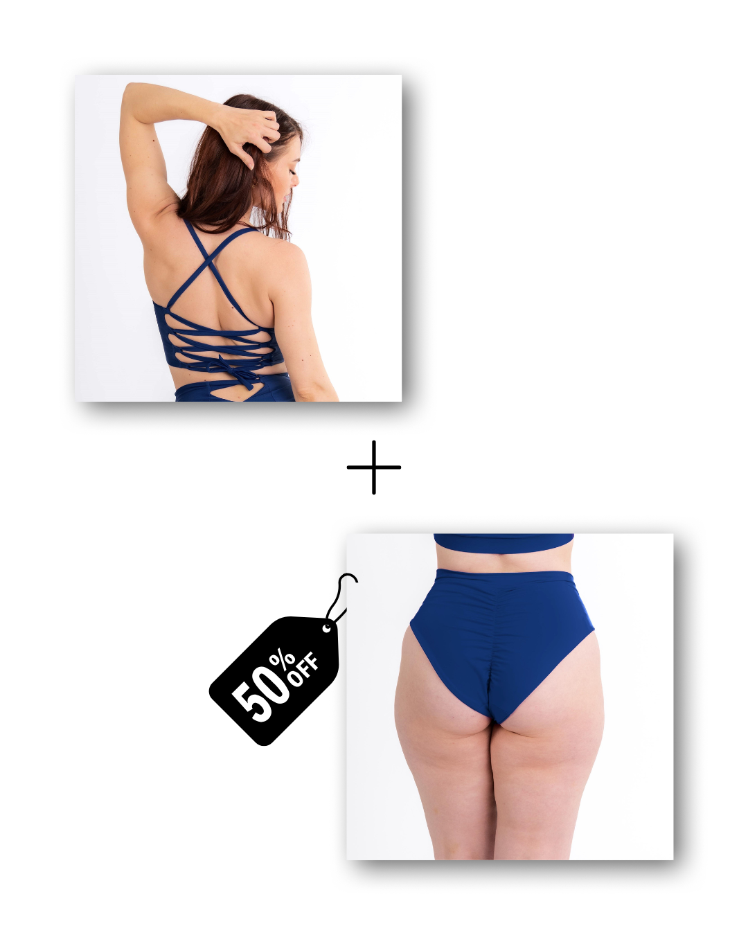 Corset Top / A-Line Shorts Bundle in deep blue sea