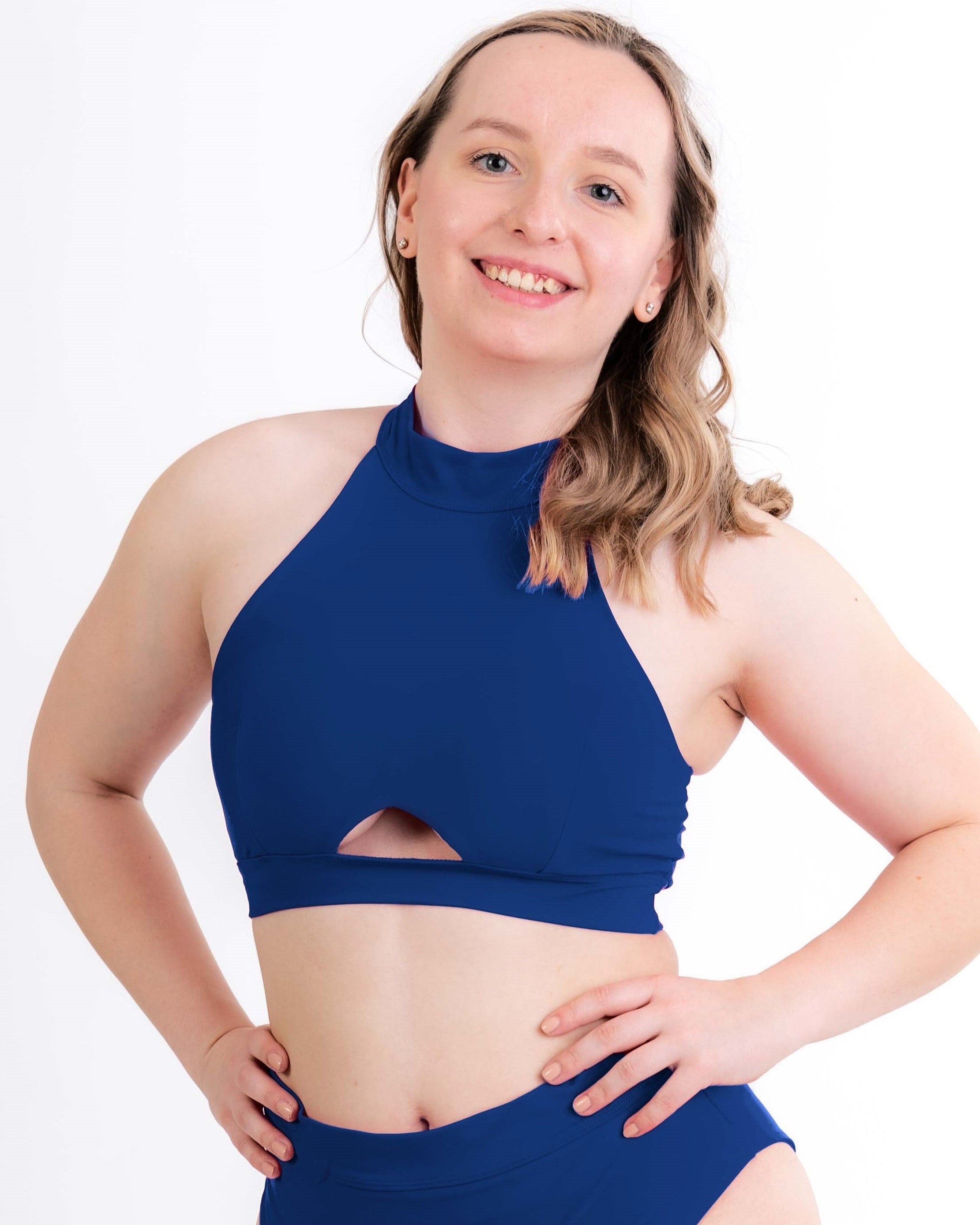 A-Line Top in deep blue sea