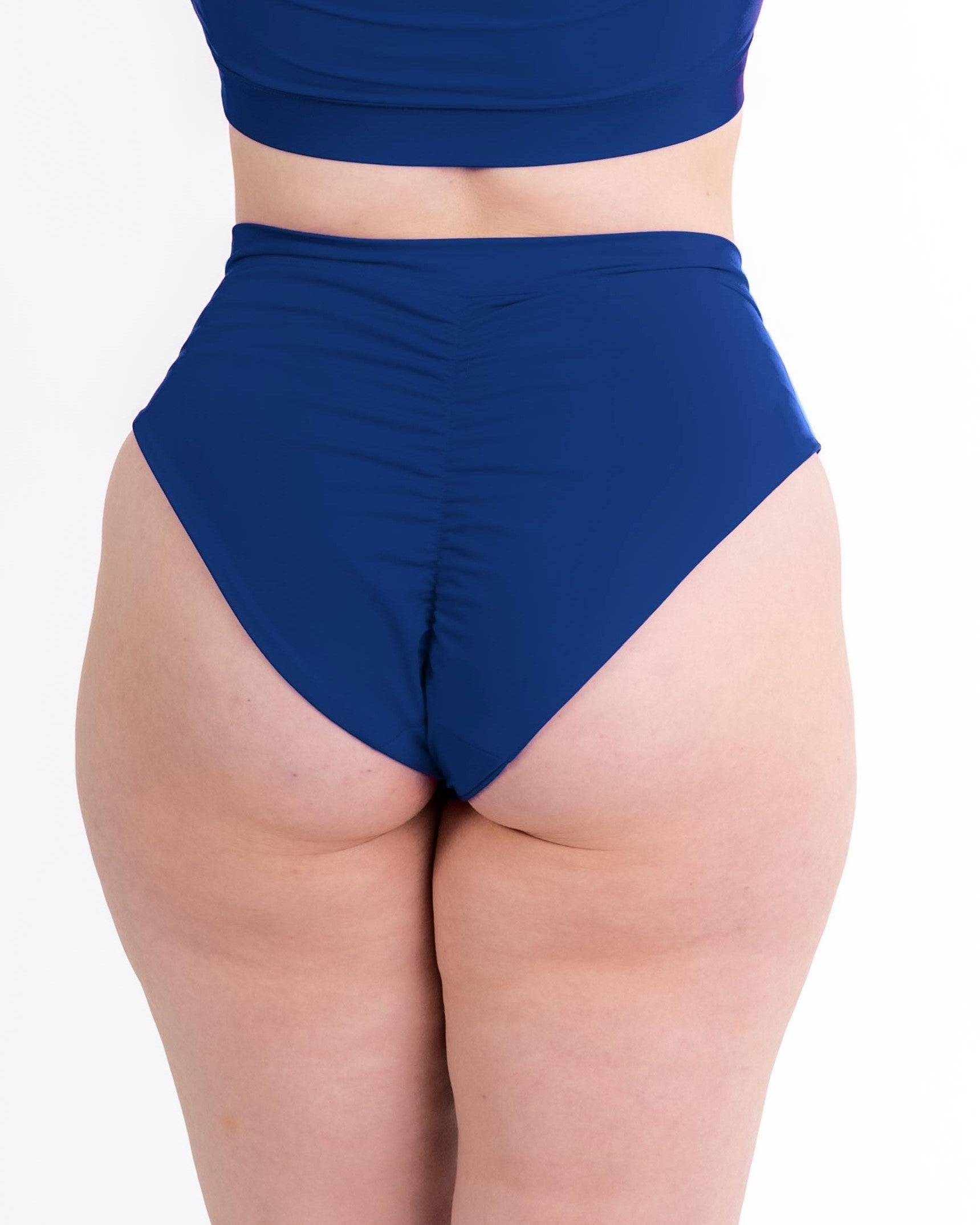 A-line shorts in deep blue sea