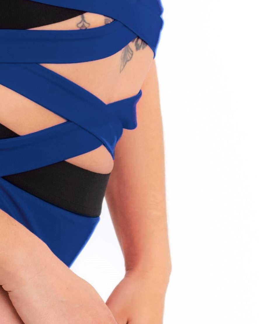 Wrap Shorts in deep blue sea