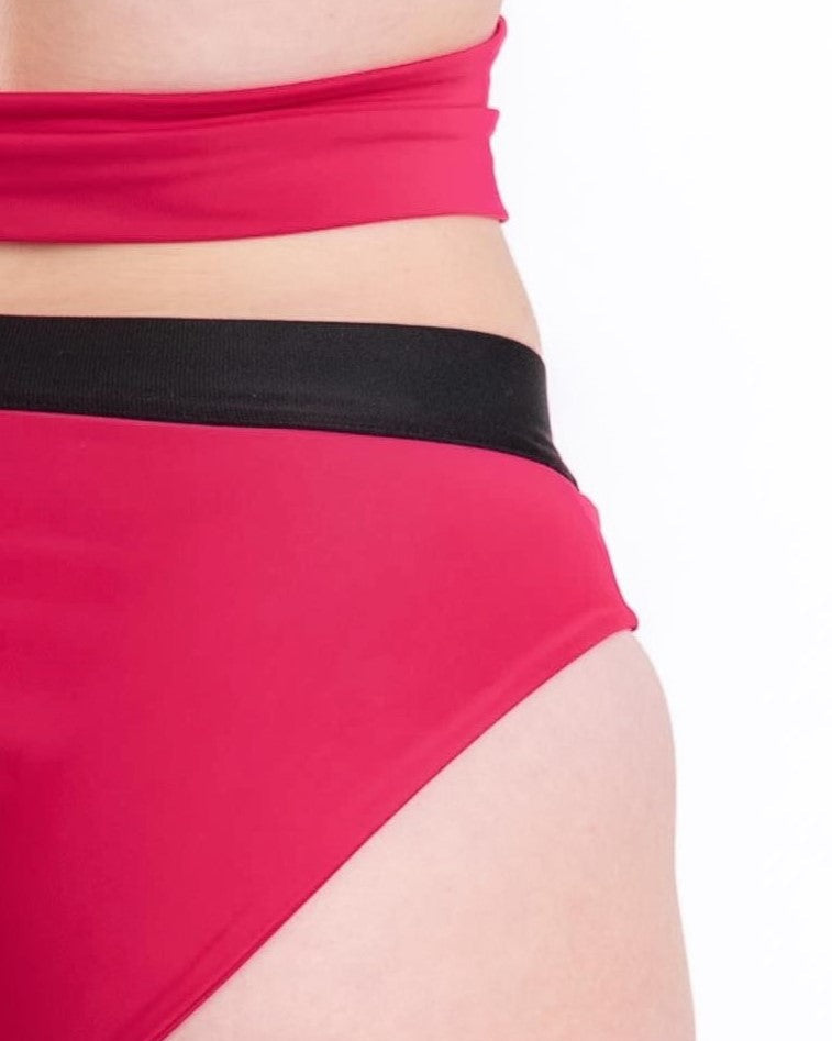 Wrap Shorts in dangerously pink