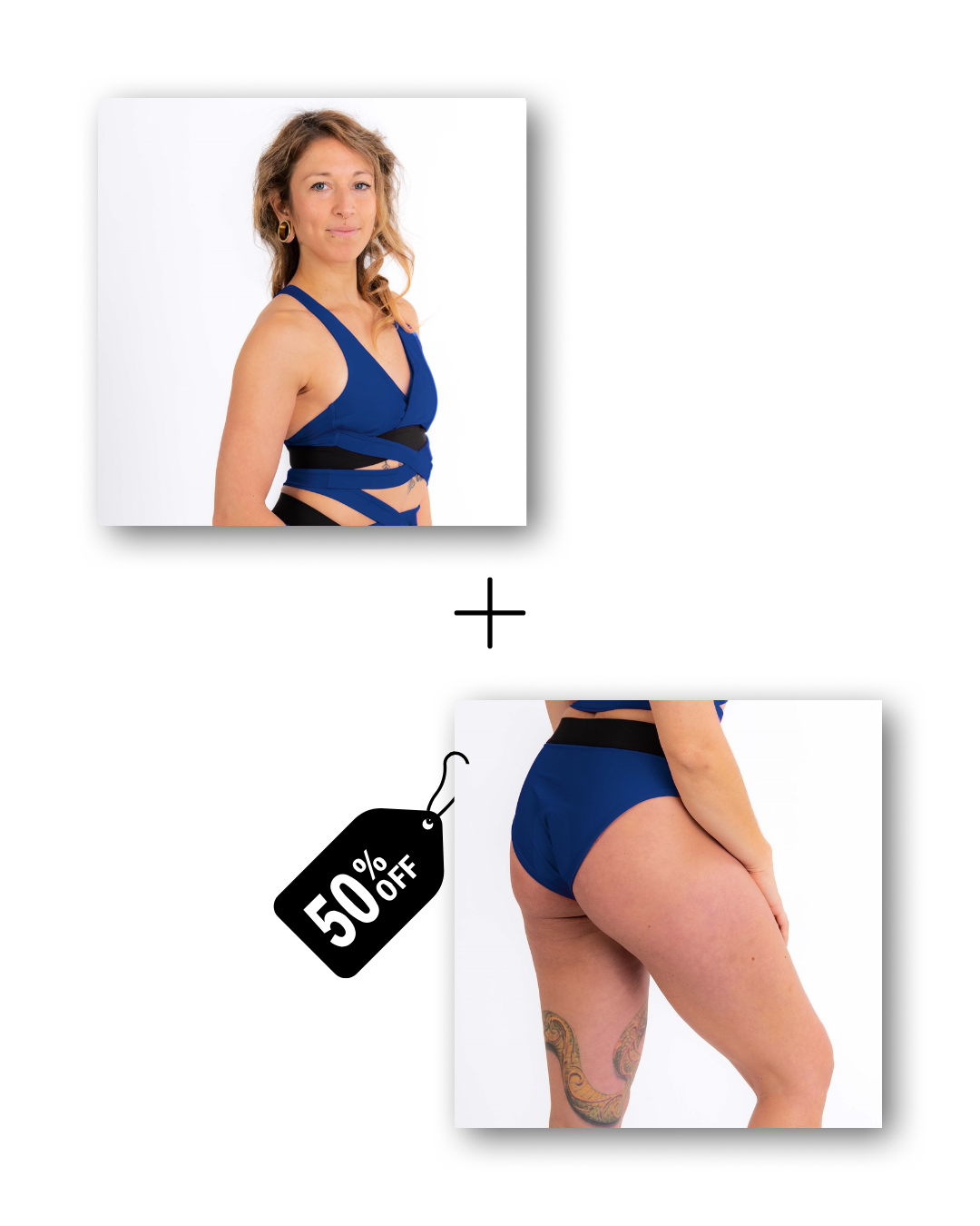 Wrap Set Bundle in deep blue sea