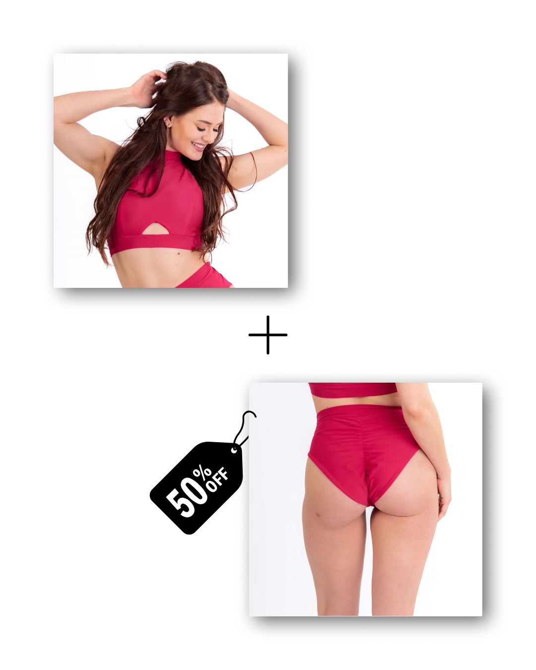 A-Line Set Bundle in dangerously pink 