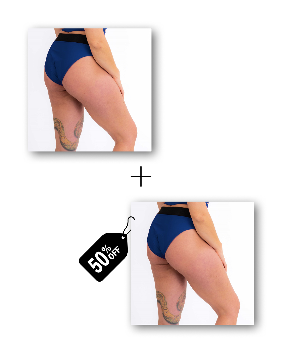 Wrap Shorts Bundle in deep blue sea