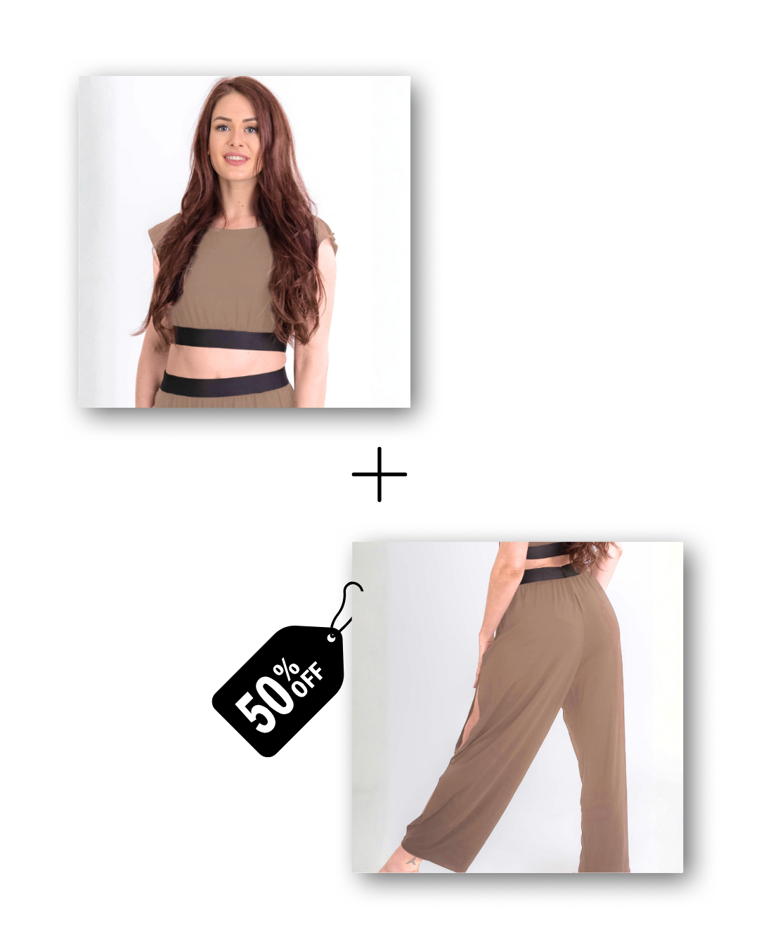 Pre-Workout & Flow Set Bundle in cloudy taupe